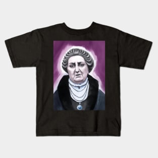 Helena Madame Blavatsky founder of theosophy painted impressionist surrealist style Kids T-Shirt